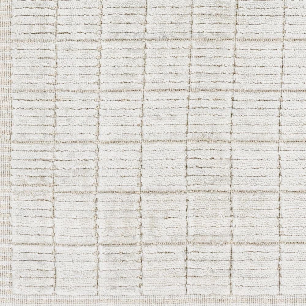 Surya Carre 2&#39; x 3&#39; Light Beige and Cream Area Rug, , large