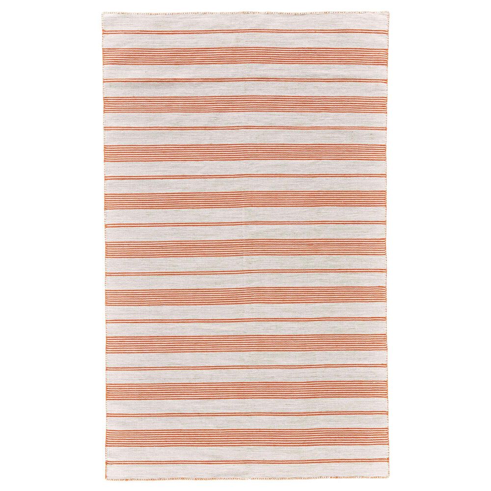Feizy Rugs Duprine 2' x 3' Orange and Ivory Area Rug, , large