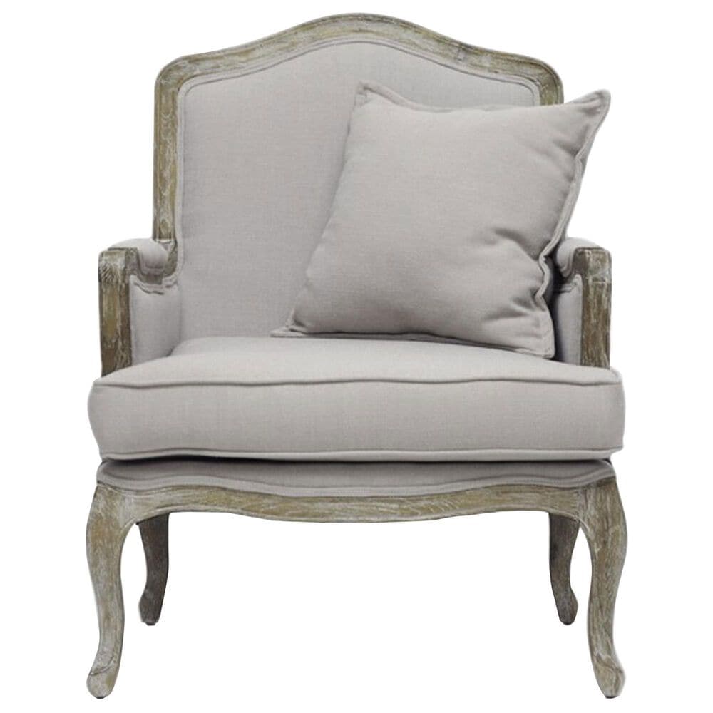 Baxton Studio Constanza Accent Chair in Beige, , large