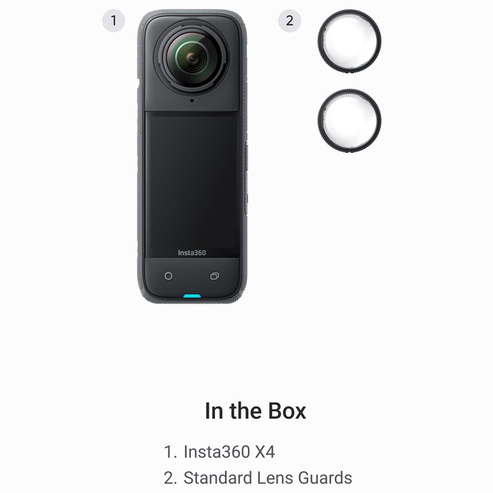 Insta360 X4 Standard Bundle Action Camera in Black, , large