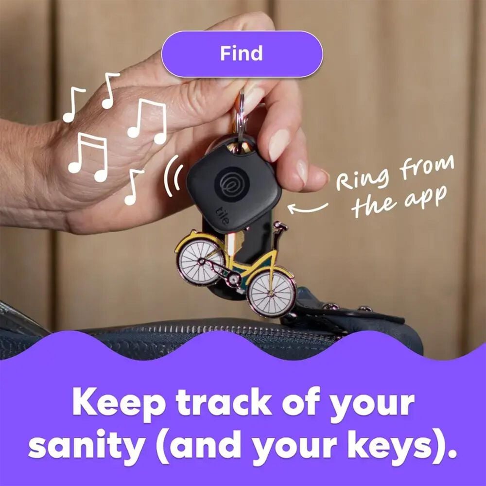 Tile by Life360 Tile Mate - Bluetooth Tracker - White, , large