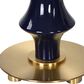 Uttermost Coil Table Lamp in Cobalt and Antique Brass, , large