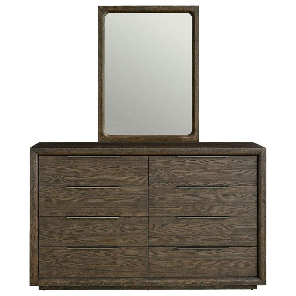 Furniture Worldwide Sable Dresser and Mirror in Brown, , large
