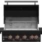 Forno All"Aperto 2-Piece Outdoor Kitchen Grill Set with Bar and Beverage Center in Black, , large