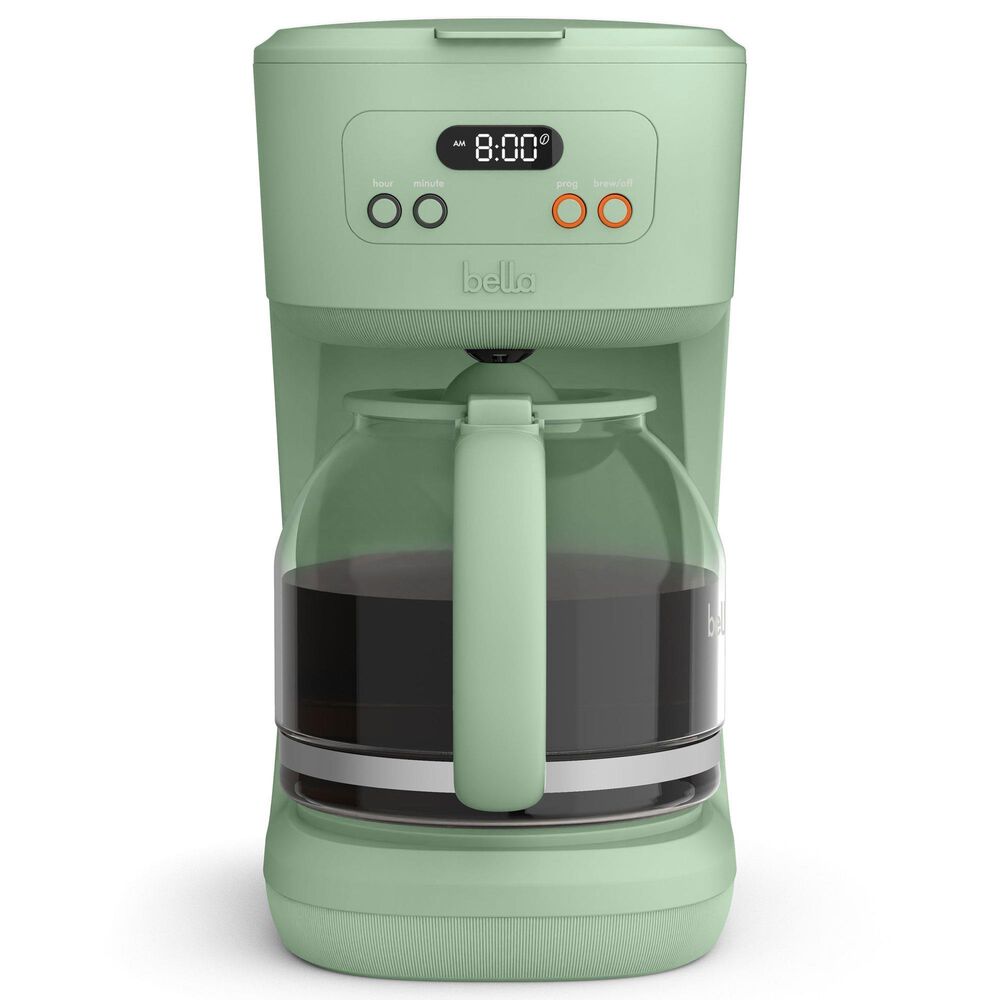 Bella 12-Cup Programmable Coffee Maker in Seaglass, , large