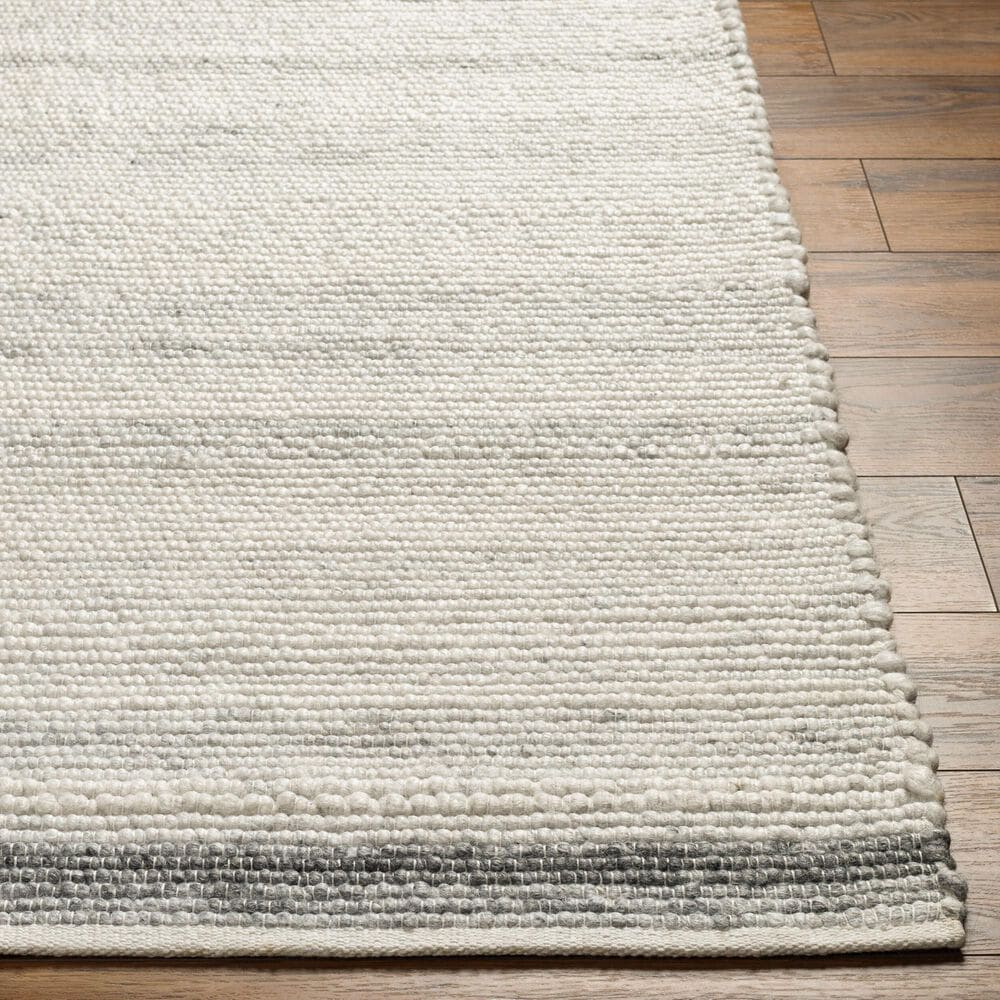 Surya Florentina Off-White, Charcoal and Light Slate 10&#39; x 14&#39; Area Rug, , large