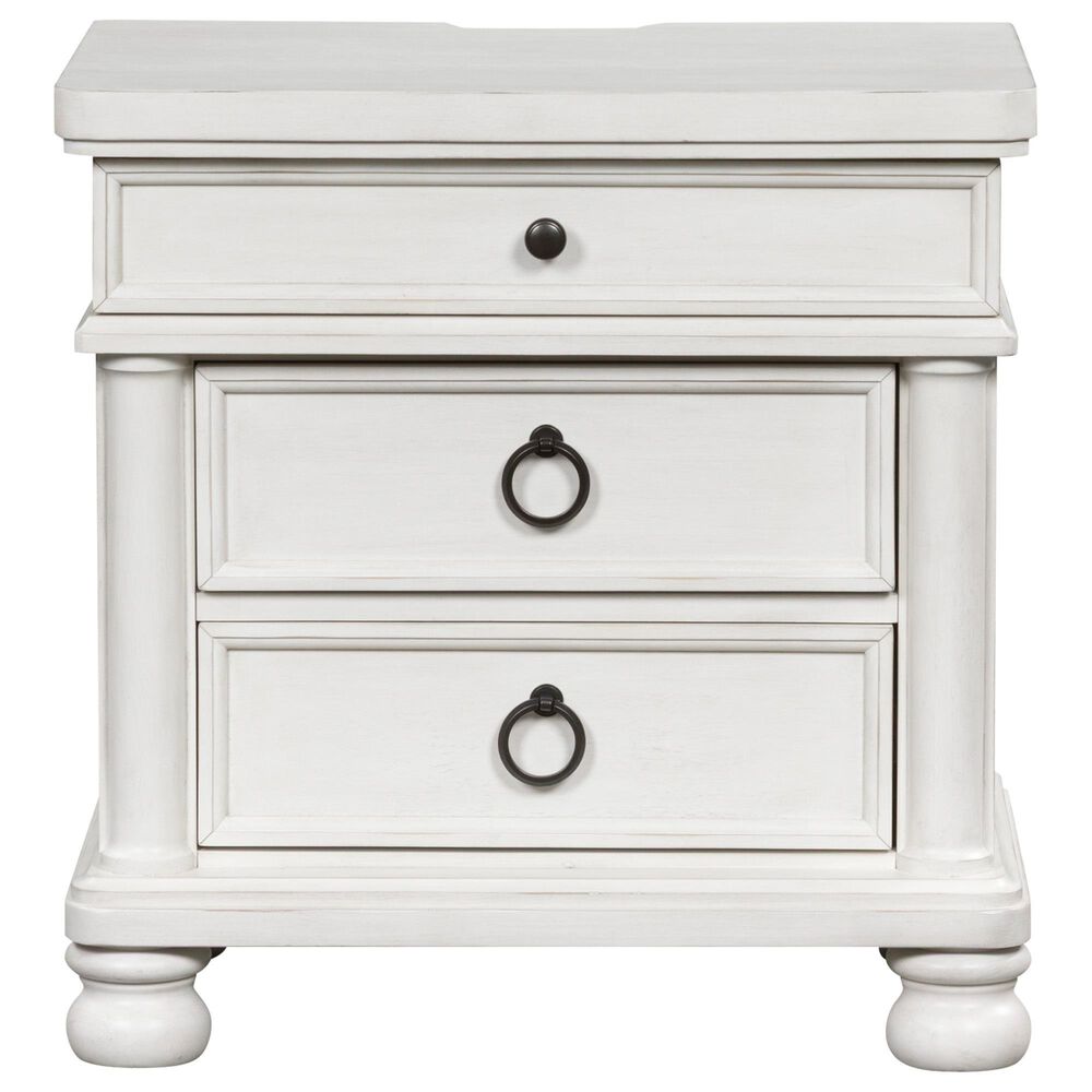 Ashley Rowlenstown 4-Piece California King Poster Bedroom Set in Antique White, , large