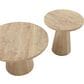 Furniture of America Halewood 2-Piece Coffee Table Set in Oak, , large