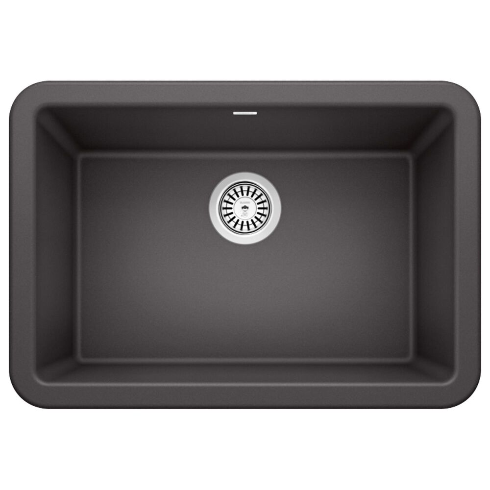 Blanco Ikon 27" Apron Single Bowl Farmhouse Sink in Cinder, , large