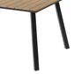 Hearth and Haven Outdoor Rectangular Dining Table with Umbrella Hole in Yellow - Table Only, , large