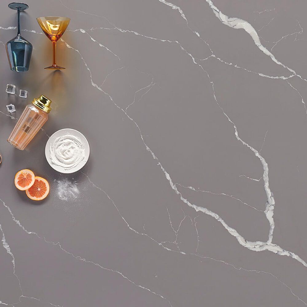 NFM Custom Countertops Calacatta Laza Grigio 3cm Quartz Countertop, , large