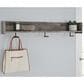 Ashley Neilsville Wall Mounted Coat Rack with Shelf in Gray and Brown, , large