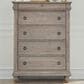 Belle Furnishings Rustic Traditions 5-Drawer Chest in Saddle Tan, , large
