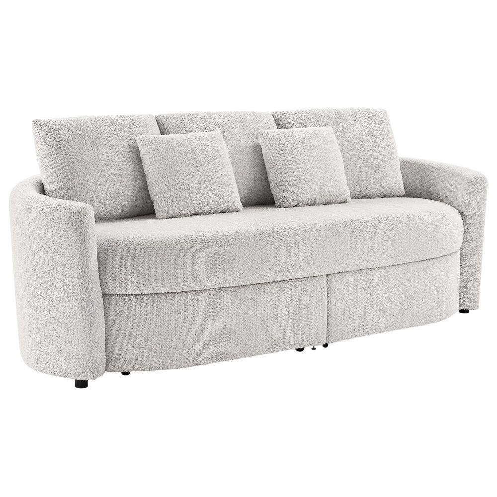 Lifestyle Solutions Beckett Stationary Storage Sofa in Ivory, , large