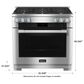 Miele 36" Freestanding Dual Fuel Range in Stainless Steel, , large