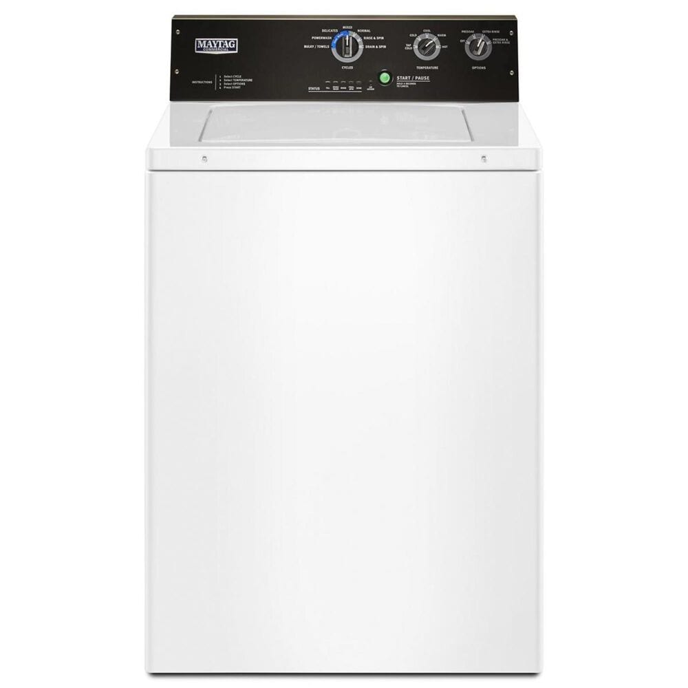 Maytag 3.5 Cu. Ft. Commercial-Grade Residential Washer in White, , large