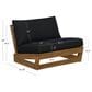 Linon Home Decor Silbury Patio Armless Chair in Jet Black, , large