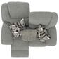 Catnapper Trifecta Manual Reclining Rocking Loveseat in Nature, , large