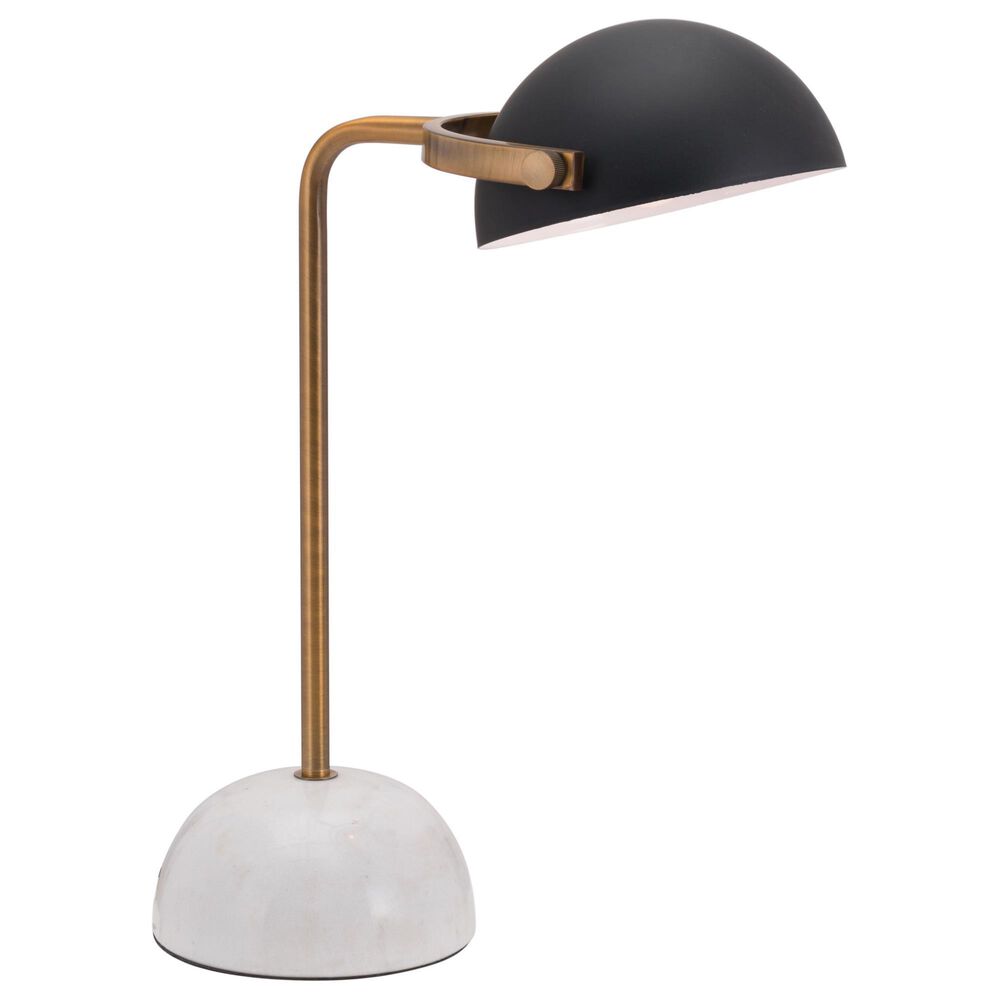 Zuo Modern Irving Table Lamp in Black, , large