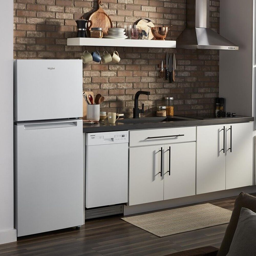 Whirlpool 24&quot; Top Freezer Refrigerator in White, , large