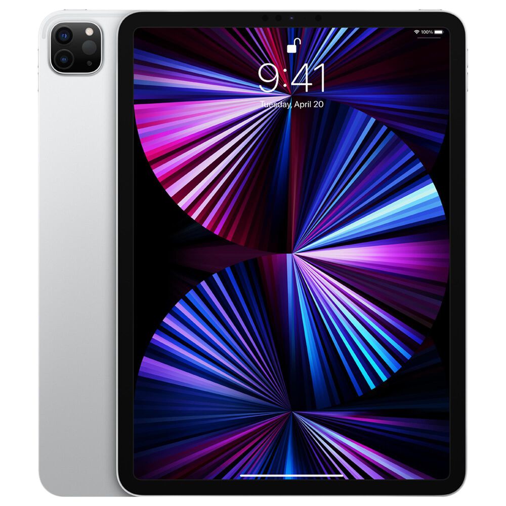 Apple iPad Pro 11" (Latest Model) 128GB in Silver | Wi-Fi with 2 Years AppleCare, , large