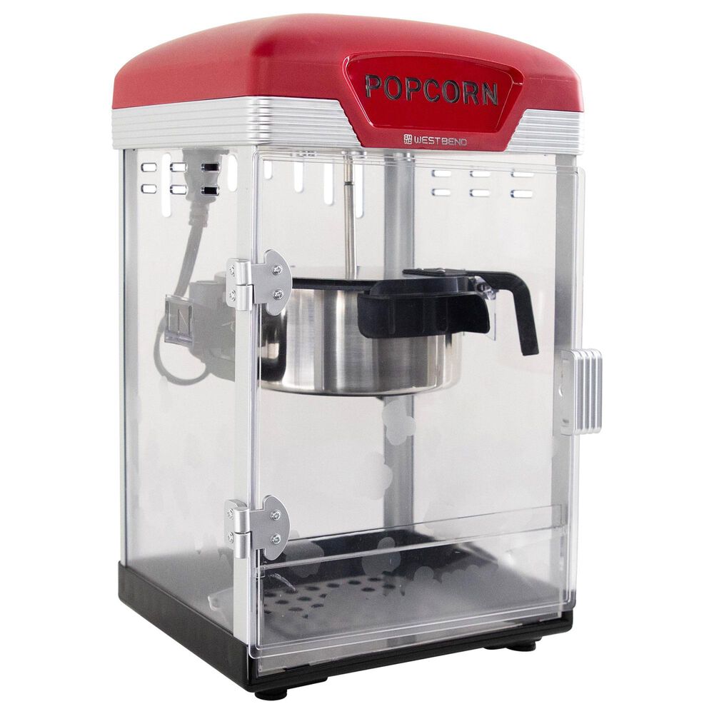 West Bend Theater Crazy 4 Qt. Popcorn Machine in Red, , large