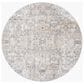 Surya Cardiff CDF-2310 Charcoal, Light Gray, Medium Gray, Camel and Blue 6"7" Round Area Rug, , large