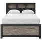 Ashley Broachmyn 5 Piece Full Bookcase Bed Set in Black and Gray, , large