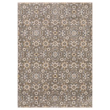 Oriental Weavers Maharaja Ames 532D 7"10" x 10"10" Grey and Tan Area Rug, , large