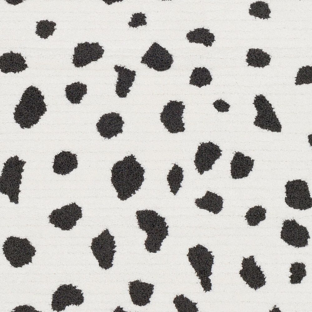 Surya Moroccan Shag Black and White 7&#39;10&quot; x 10&#39;2&quot; Area Rug, , large