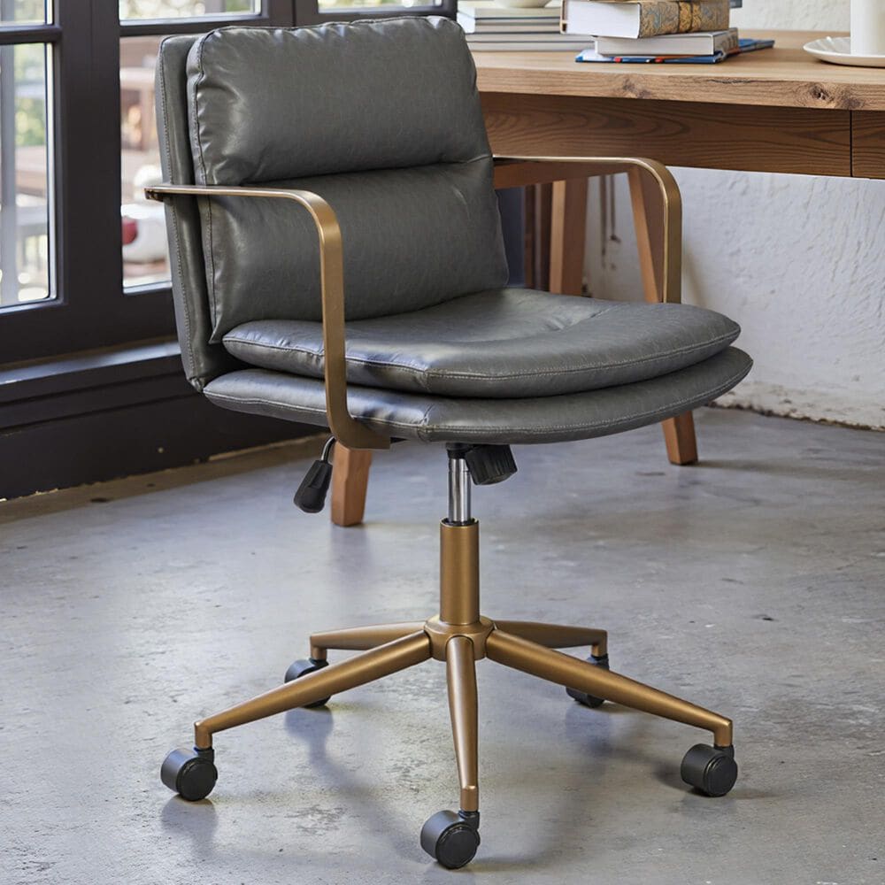 Zuo Modern Birao Office Chair in Bronze, , large