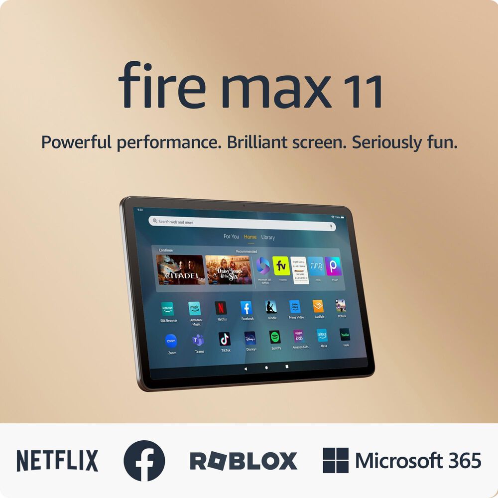 Amazon Fire Max 11 Tablet 11&quot; 64GB in Gray | Wi-Fi, , large