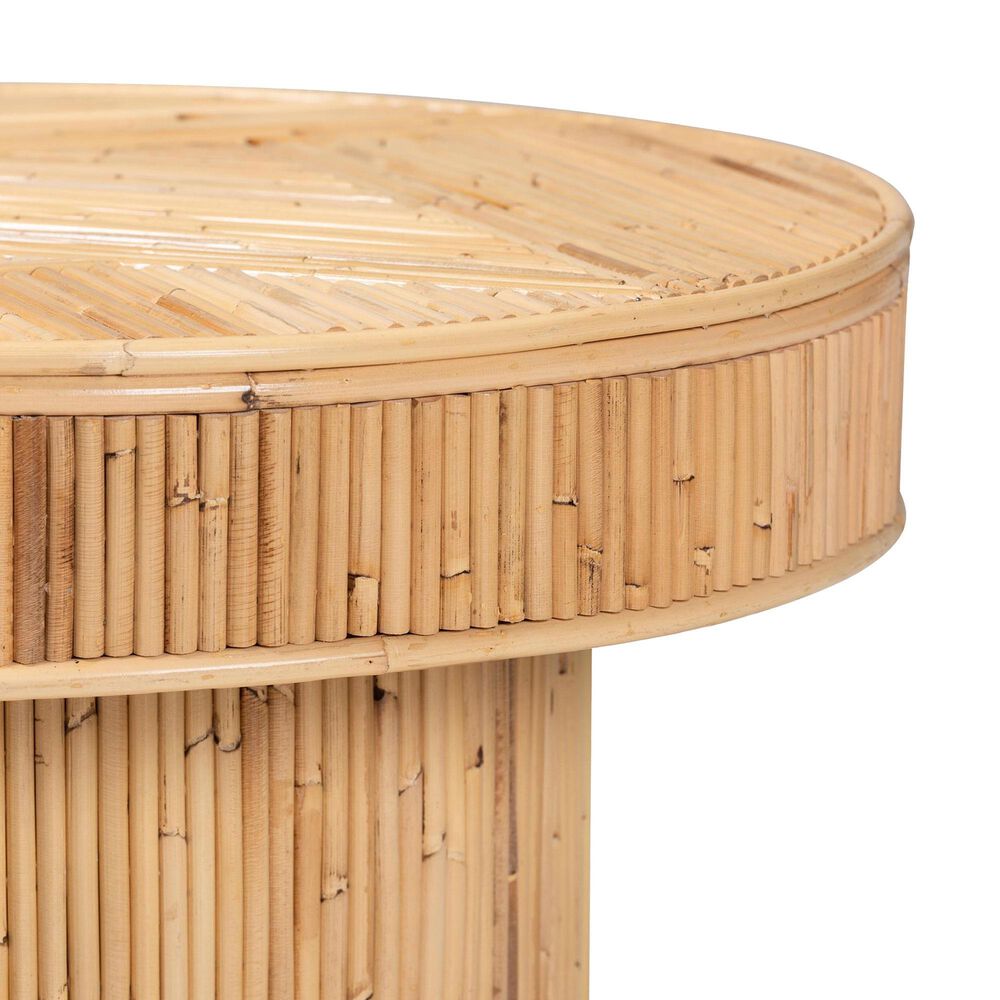 Baxton Studio Iryna End Table in Natural, , large