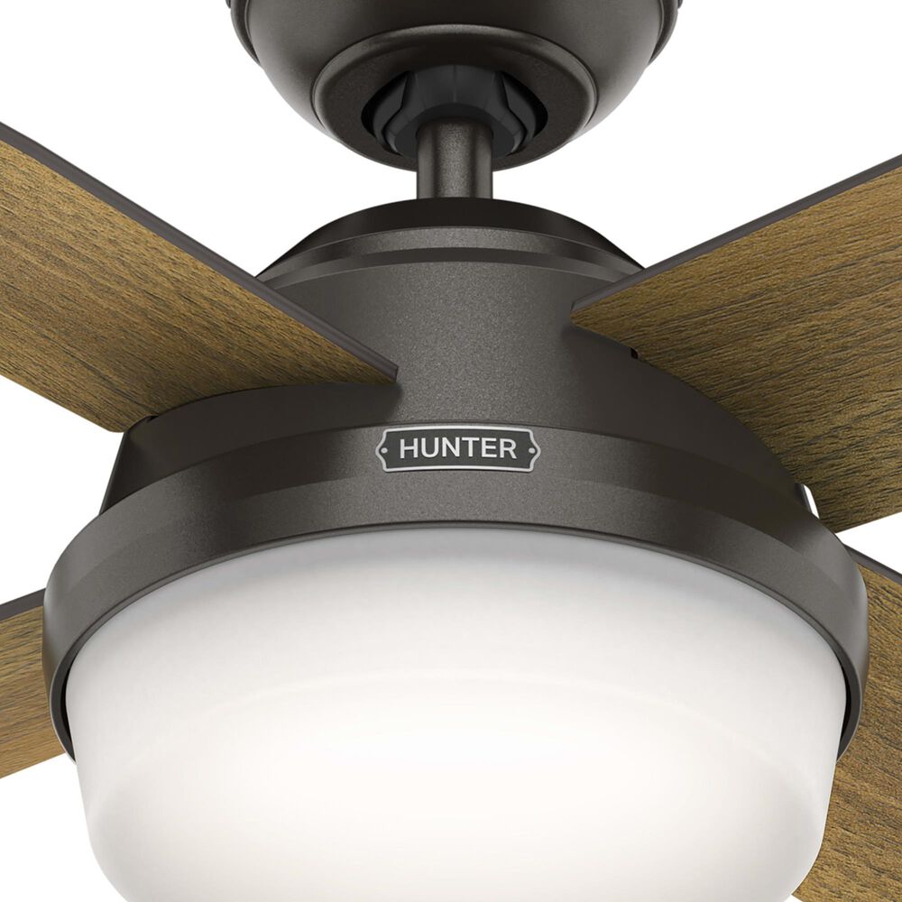 Hunter Dempsey 52&quot; Ceiling Fan with Lights in Noble Bronze, , large