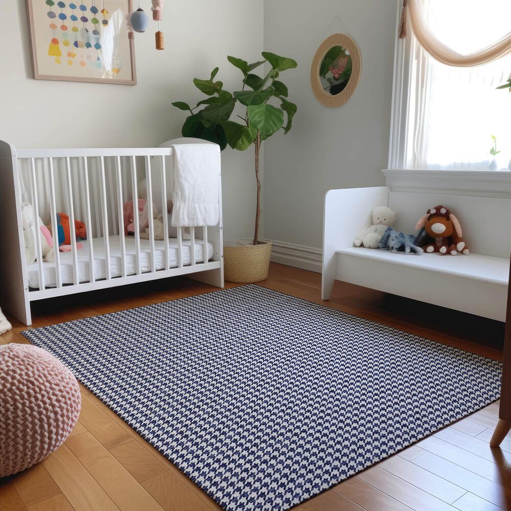 Dalyn Rug Company Hinton 3&#39; x 5&#39; Navy Indoor/Outdoor Area Rug, , large