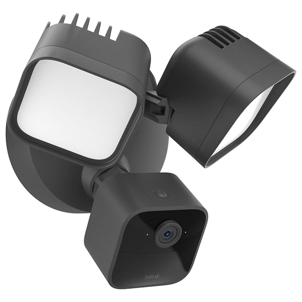 Blink Outdoor 4 Wired Floodlight Camera in Black, , large