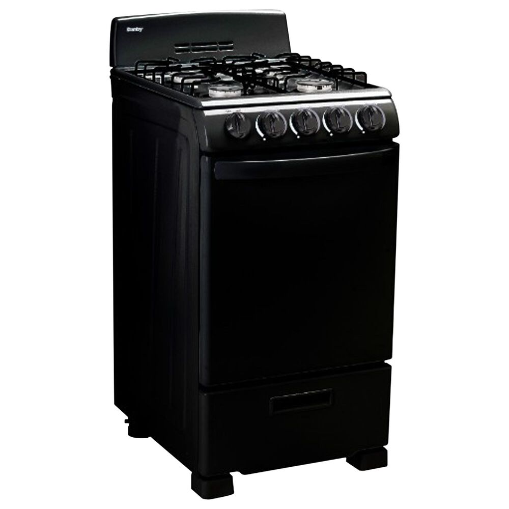 Danby 20&quot; Freestanding Gas Range in Black, , large
