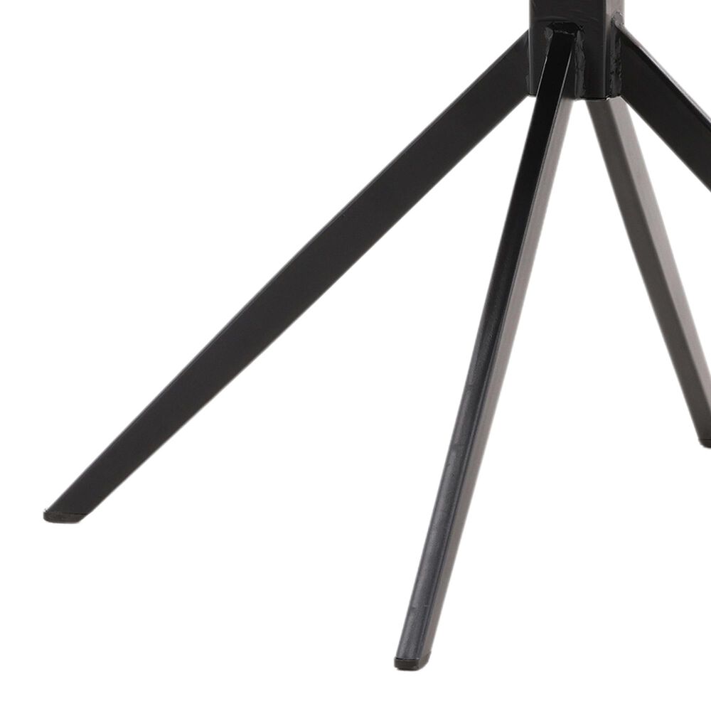Blue Sun Designs Ravena Swivel Arm Chair in Matte Black, , large