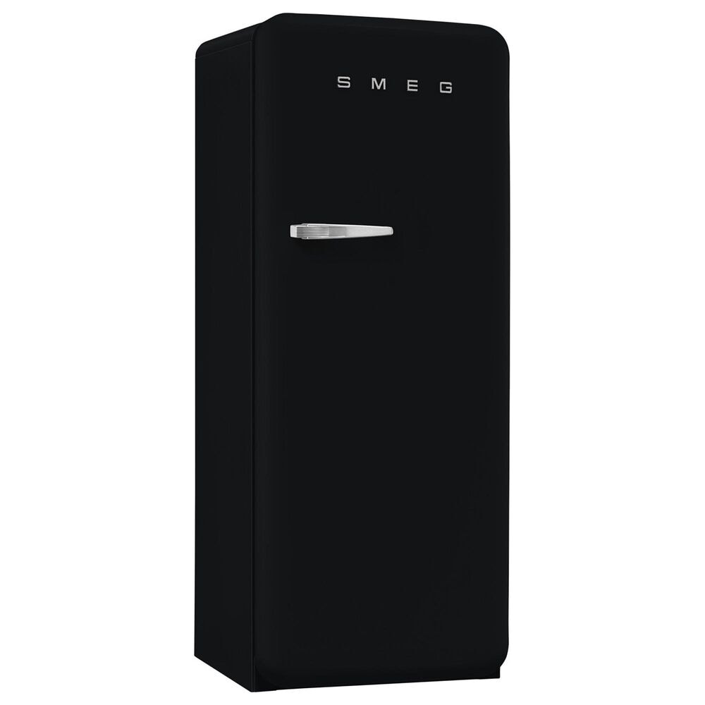 SMEG 9.92 Cu. Ft. Freestanding Compact Refrigerator with Right Handle in Black, , large