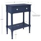 Linon Home Decor Seaboard Accent Table in Navy, , large