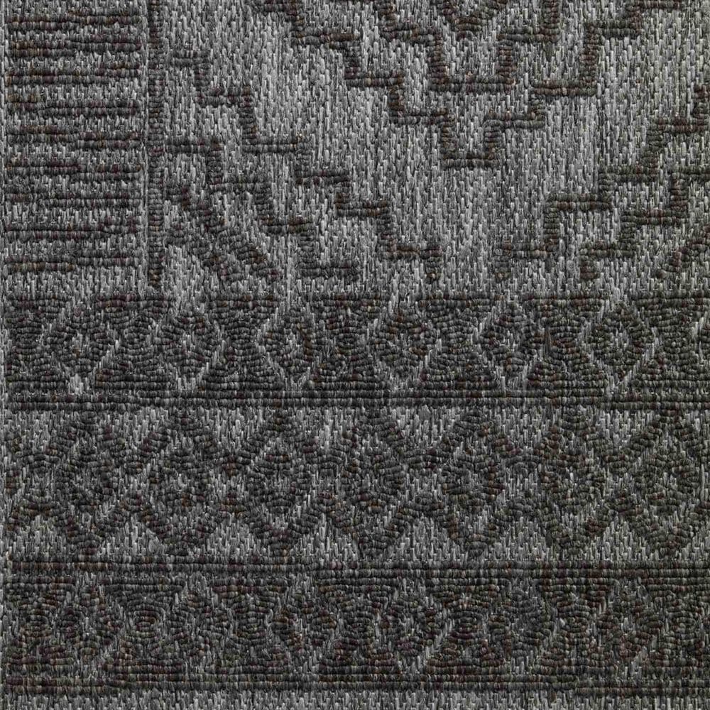 Loloi II Rainier 2&#39;3&quot; x 7&#39;7&quot; Grey and Charcoal Indoor/Outdoor Area Performance Rug, , large