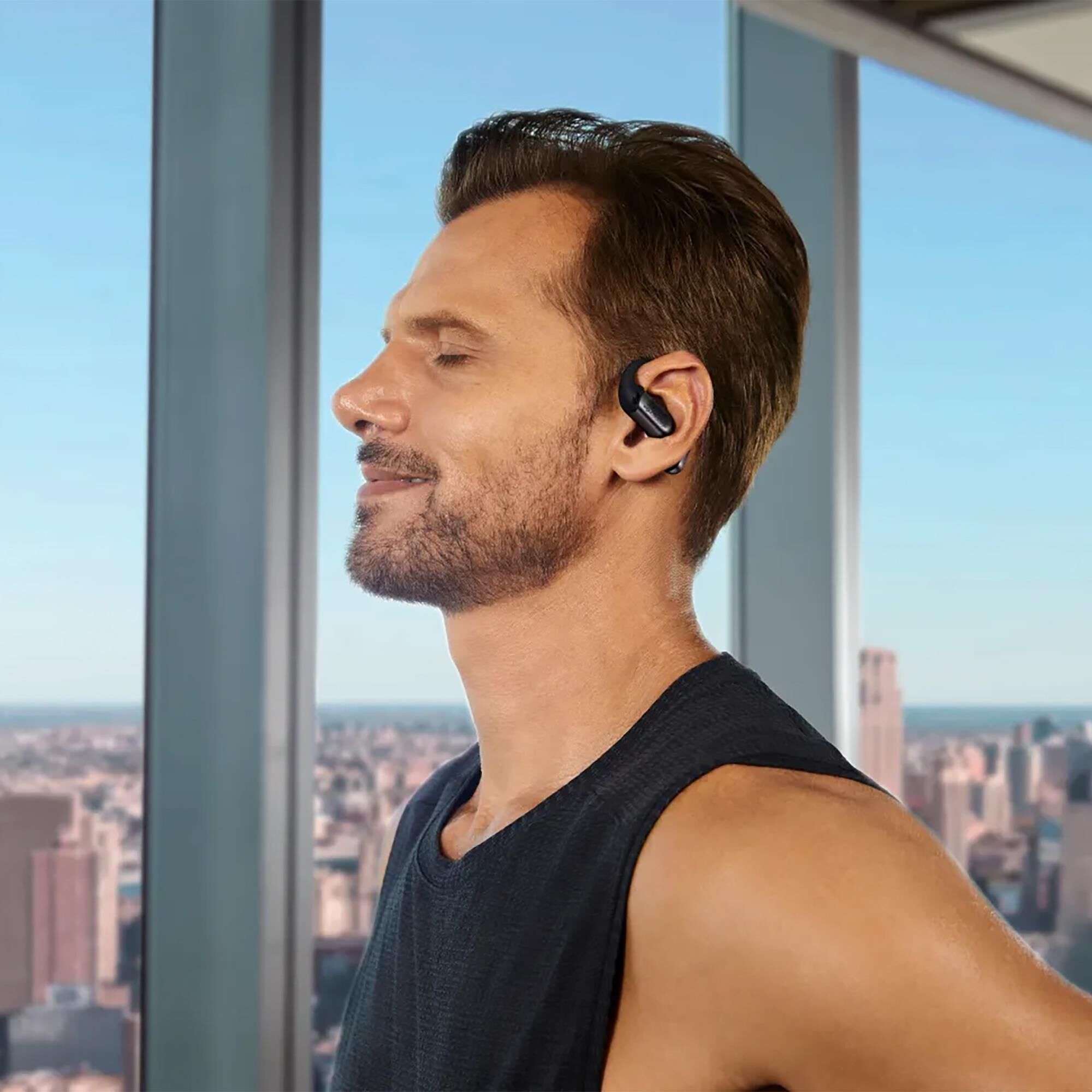Shokz OpenFit Pro True Wireless Earbuds in Black
