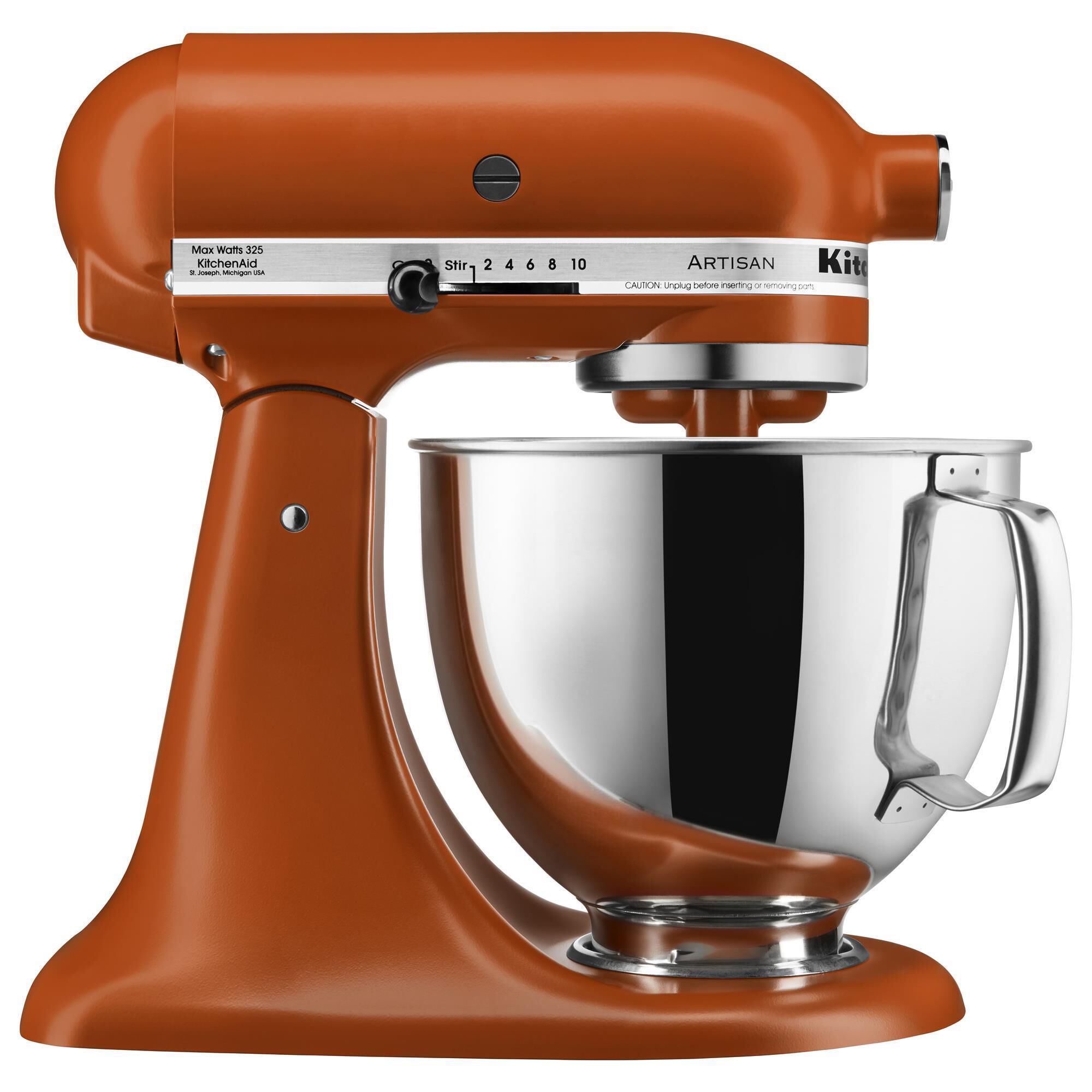KitchenAid Artisan 5-Quart Tilt-Head Stand Mixer in Scorched Orange