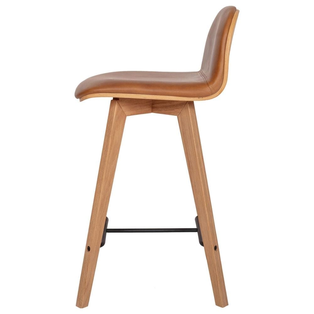 Moe&#39;s Home Collection Napoli Counter Stool in Brown, , large