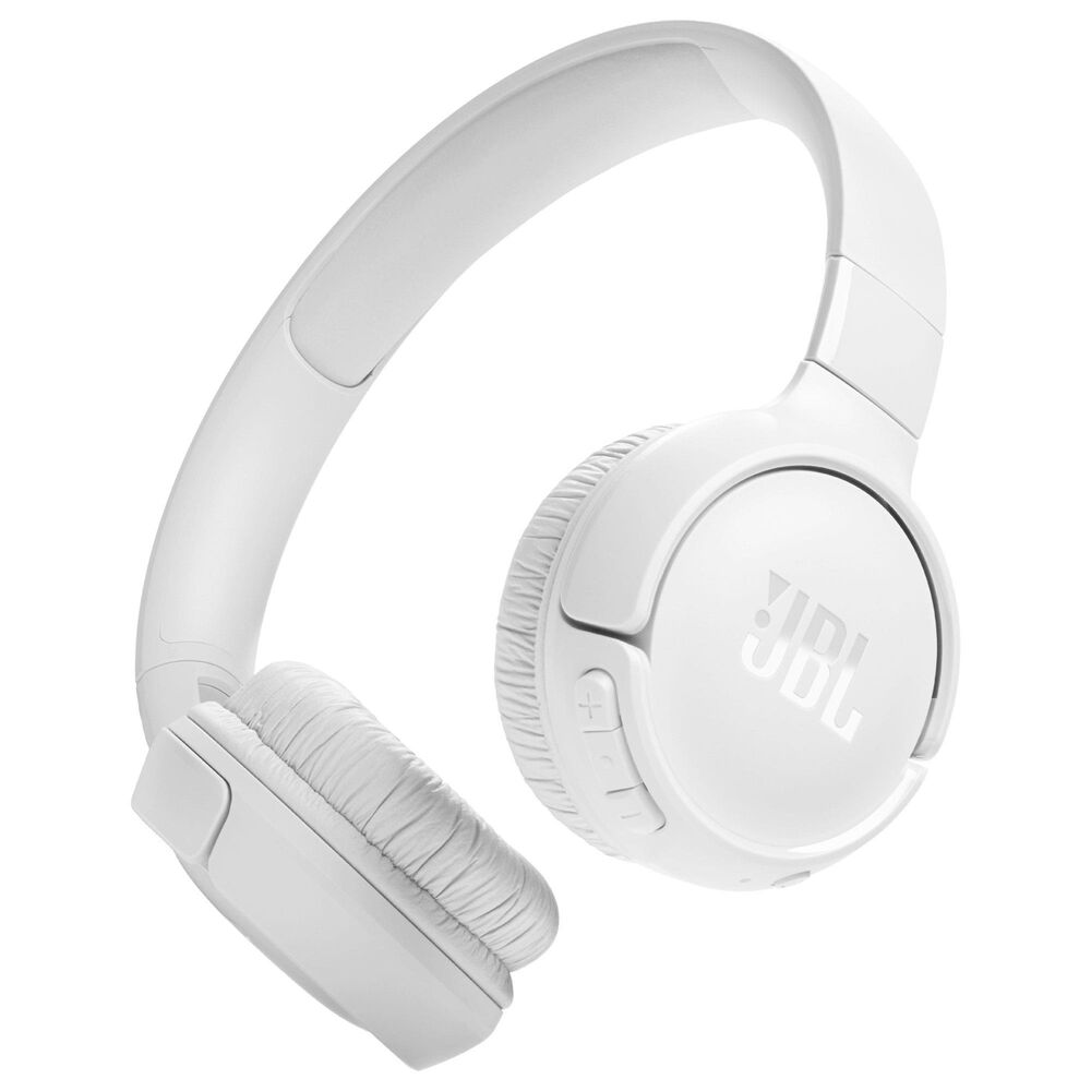 JBL Tune 520BT Wireless On-Ear Headphones in White, , large
