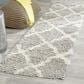 Safavieh Dallas Shag SGD257G-26 2"3" x 6" Grey/Ivory Runner, , large