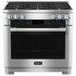 Miele 36" Freestanding Dual Fuel Range in Stainless Steel, , large