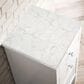 James Martin Vanities Athens 15" Right Single Bathroom Vanity in Glossy White with 3 cm Eternal Jasmine Pearl Quartz Top and Rectangle Sink, , large