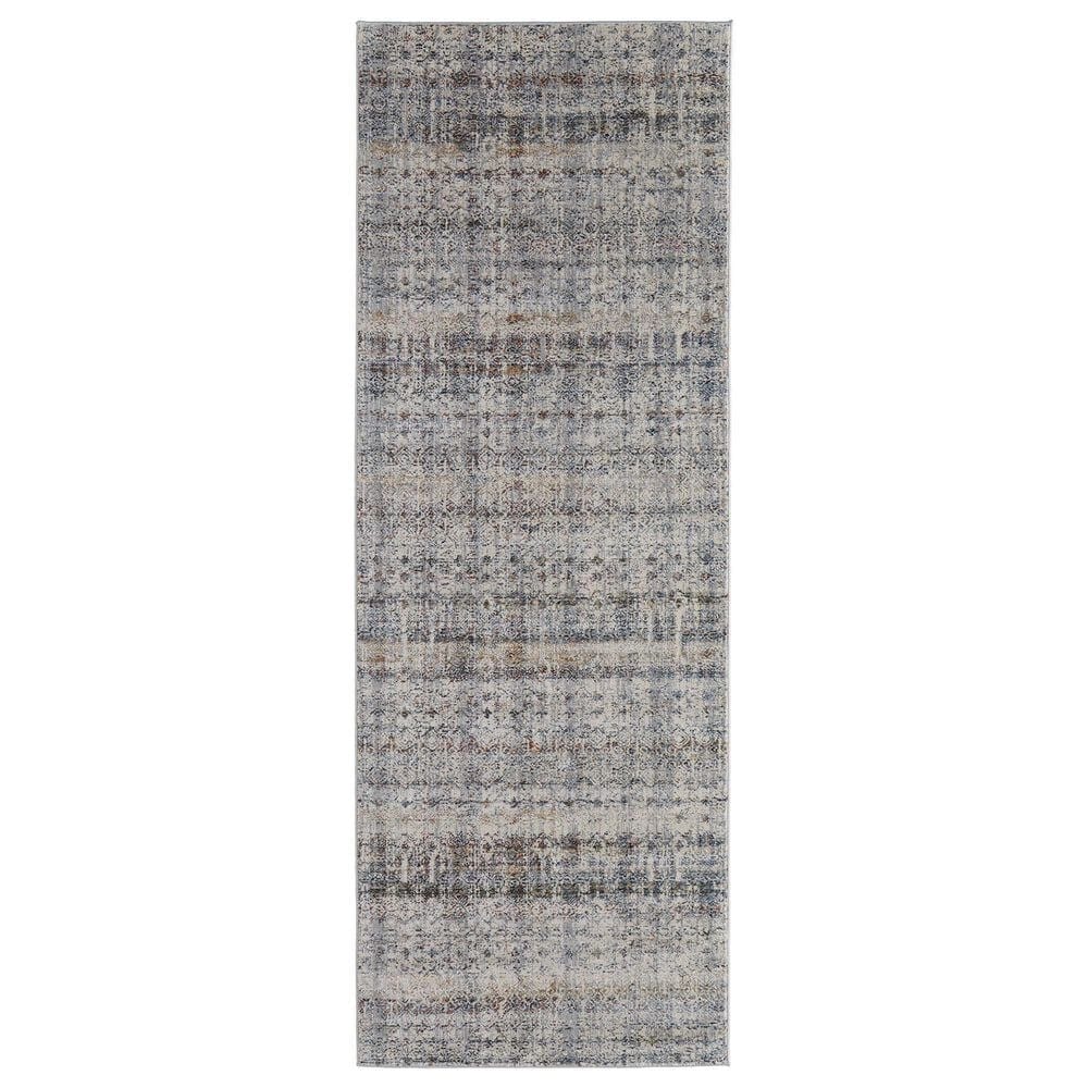 Feizy Kaia 2"6" x 8" Gray Runner, , large