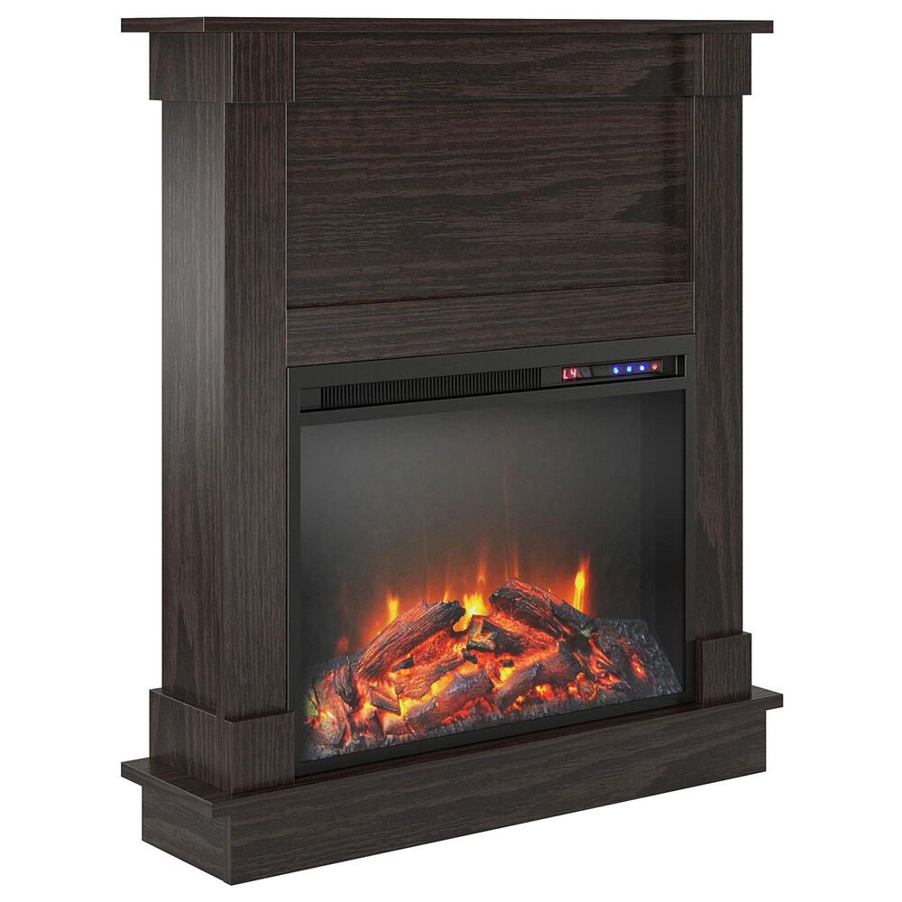 DHP Euclid Fireplace Mantel in Espresso, , large